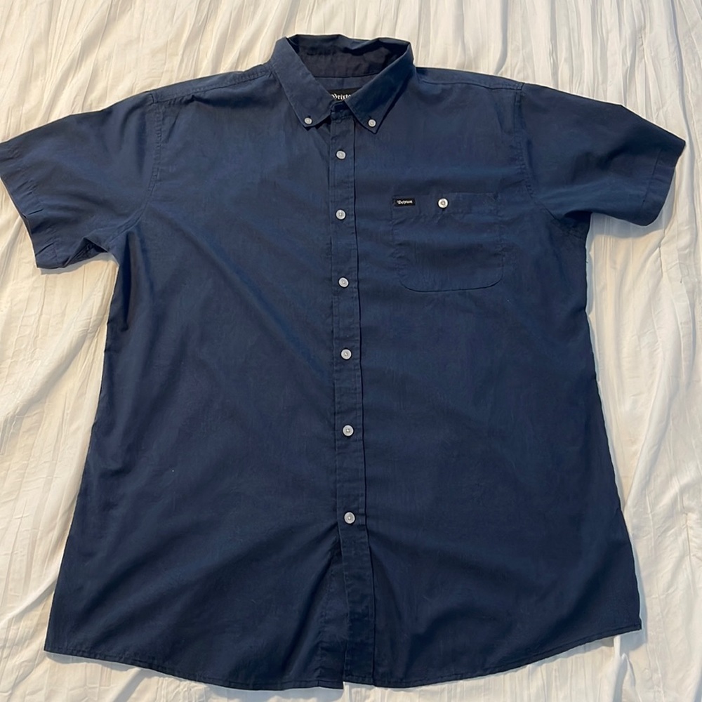 Brixton Mens XL Short Sleeve Button Up